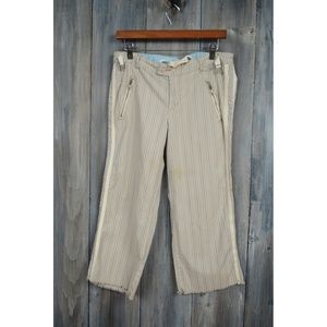 DA NANG CROP COTTON PANTS SZ LARGE
